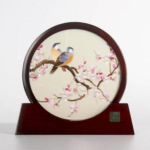 花语双面绣摆件（图案随机） 商品图0