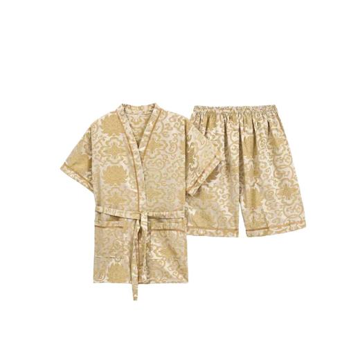 涤棉和服款 桑拿服   男士均码 桑拿服 一次性桑拿服 男士浴服 商品图0