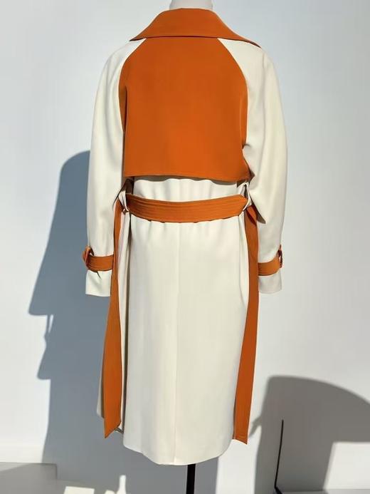 【外套系列】卡夫蒂妮品牌22330品质撞色风衣外套-喜出 商品图2