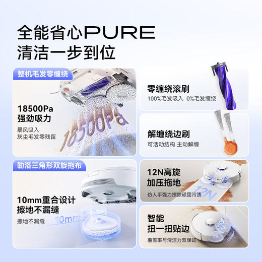 云鲸扫地机器人J5PURE 水箱版【粤湾】 商品图3