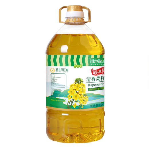 【严选】厨道荆楚粮油 非转基因压榨一级清香菜籽油食用油 厨道一级菜籽油5L  （厂家直发） 商品图1