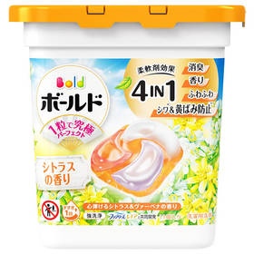 [日本产]宝洁4D洗衣凝珠柑橘香型11粒보르도 캡술세제 유연제 오렌지 시트러스