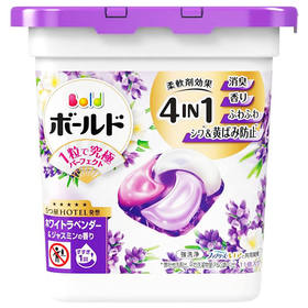 [日本产]宝洁4D洗衣凝珠薰衣草香型11粒보르도 캡술세제 유연제 라벤더&자스민향