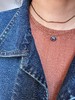 SpoiledBrat Jewelry18K金蓝晶石吊坠项链 神秘的克莱因蓝  商品缩略图10
