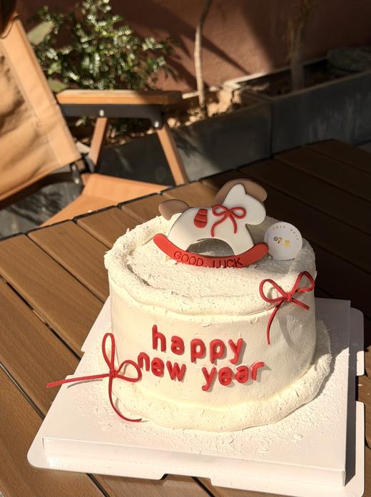 童趣小马新年蛋糕（6吋8吋可选） 商品图1