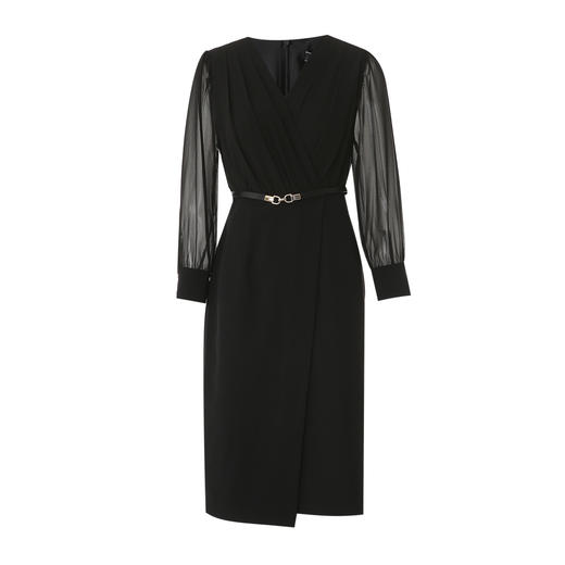 EITIE爱特爱气质优雅拼接修身显瘦连衣裙春新款8107816 商品图10