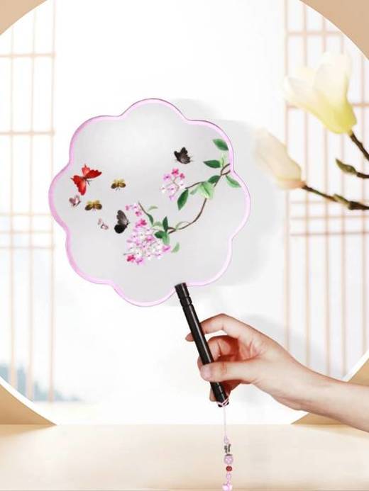 双面刺绣团扇D20（图案随机） 商品图1