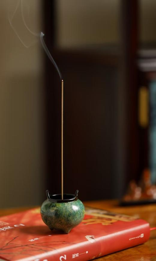 大漆双耳便携小香炉（香插） 商品图0