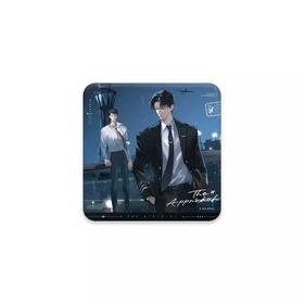 从万米高空降临 雨夜 方形徽章 吧唧 国谷 耽美