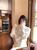 【清仓-不支持退货】毛茸茸～立领可翻领金扣宽边毛衣～喜出 商品缩略图1