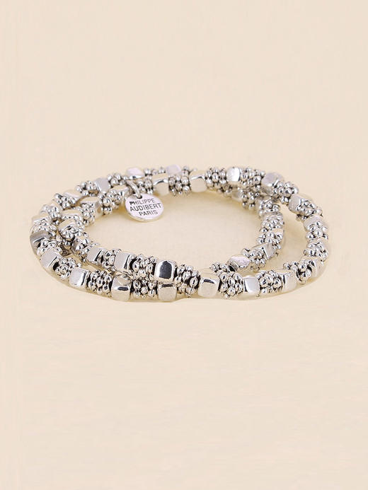 北京仓｜PHILIPPE AUDIBERT-Totem Kre bracelet -银色 手链［法国设计师］ 商品图2