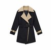 【自营】【外套系列】22175小个子撞色中款风衣外套-喜出 商品缩略图2