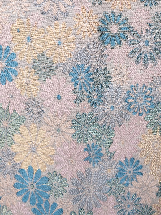 盛唐婧|宋锦小雏菊水貂夹棉马甲 商品图3