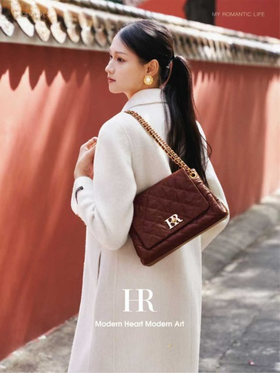 HR皮件 时尚背提包 R25-204561N1【鞋皮】【广百北京路店】