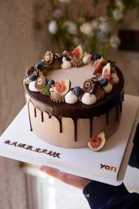 无花果巧克力蛋糕