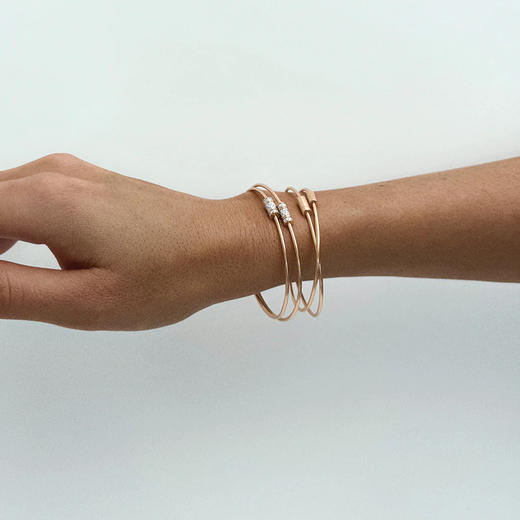 订购6周到｜Vanrycke-Le Fil de la vie-生命之线 18K玫瑰金 手镯［法国设计师］ 商品图1