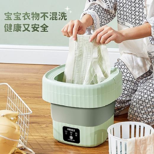 iNBEKEA 折叠迷你洗衣机 带沥水 两档洗涤模式 6L 商品图2
