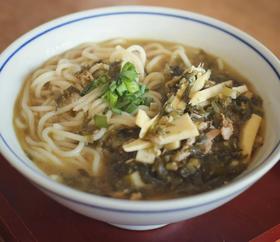 冬笋肉丝面