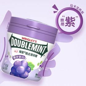 绿箭脆皮软心糖葡萄瓶装80g