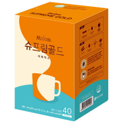 麦馨泡芙黄金混合咖啡(13.5gx40)맥심 슈프림골드 커피믹스 商品图0