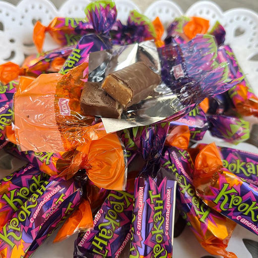 俄罗斯进口KDV巧克力夹心糖500g【紫皮糖】多口味 商品图4