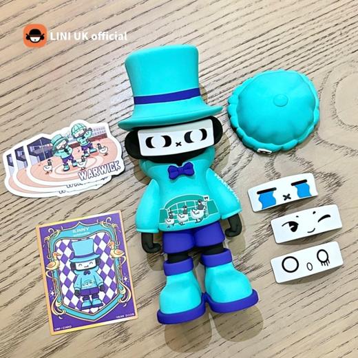 iLinny壹零妮 英国学校主题系列创意限量手办 第二季 可更换表情和帽子 商品图12