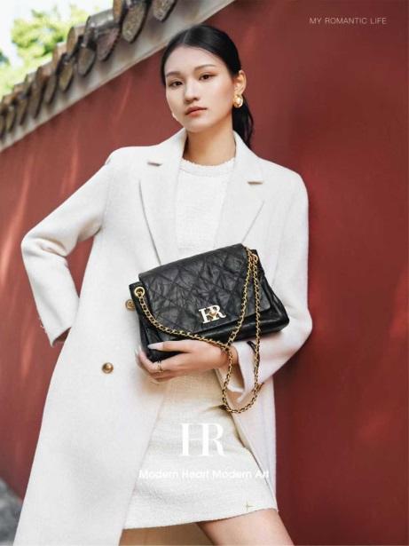 HR皮件 时尚背提包 R25-204561A1【鞋皮】【广百北京路店】 商品图0