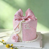 女神香奈儿翻糖粉色蝴蝶结蛋糕 商品缩略图0