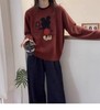 【超美毛衣】米奇～Z108韩系米奇卡通慵懒风撞色领毛衣-喜出 商品缩略图2
