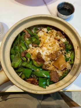青椒牛肉煲仔饭