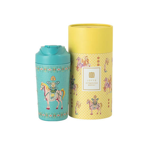 【多样屋专柜】JOYYE马上纳福随行杯保温杯--铜钱纹450ml 商品图6