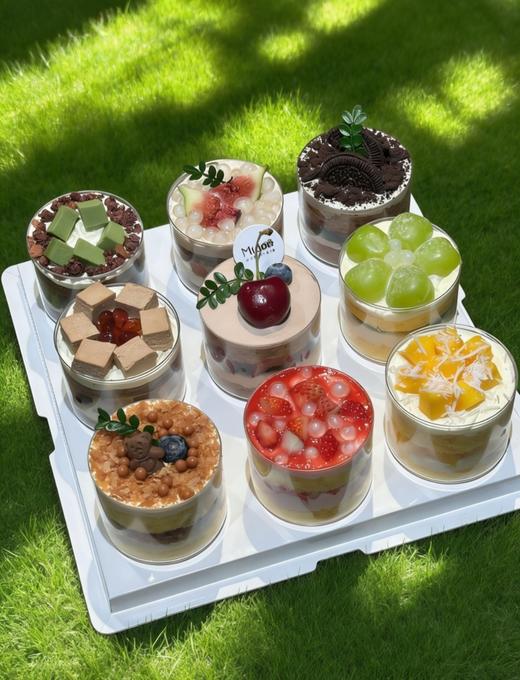 九宫格圆形杯｜下午茶甜品 商品图0