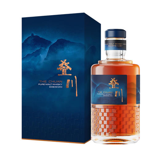 峨眉山 叠川纯麦芽威士忌40度 700ml*1瓶 蔡赟骅(JackyTsai)蛇年限量版 商品图0