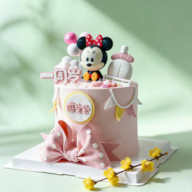 米奇蝴蝶结蛋糕