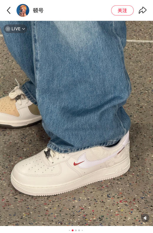 偏大一码  NK空军一号马年限定白色板鞋  脱缰系列终于来了！ 商品图2