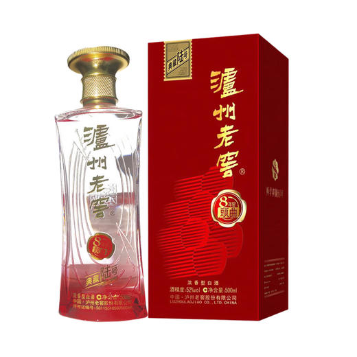 泸州老窖 52度典藏陆号8年窖头曲浓香型白酒 500ml/盒 商品图0
