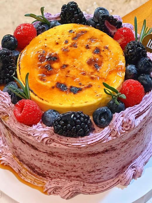 蓝莓洛可可 蓝莓冷萃酸奶焦糖烧布蕾·奶油蛋糕 商品图1