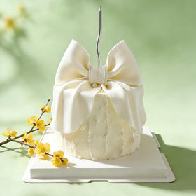 女神蝴蝶结蛋糕