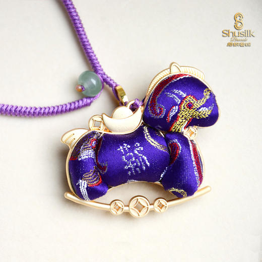 锦马前程#马上添喜#马上有钱#蜀锦瑞马#文创伴手礼 商品图8