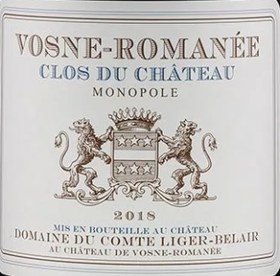 Domaine du Comte Liger-Belair Vosne-Romanee La Colombière里贝伯爵酒庄科尔邦热园沃恩罗曼尼村红葡萄酒2018
