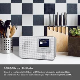 美国 LEMEGA DR3 DAB+/FM 蓝牙收音机 配备TFT彩色显示屏