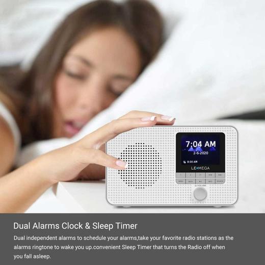 美国 LEMEGA DR3 DAB+/FM 蓝牙收音机 配备TFT彩色显示屏 商品图6