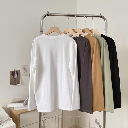 230G纯棉长袖T恤，男女都可穿！ 100%纯棉面料 商品图1