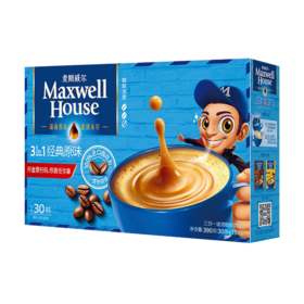 麦斯威尔3合1咖啡390g