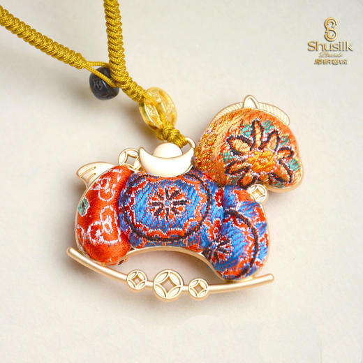 锦马前程#马上添喜#马上有钱#蜀锦瑞马#文创伴手礼 商品图4