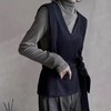 女王节抢购价-吊牌价998元！！素感！【两件套】马甲➕超软糯半高领打底衫两件套百搭上衣-喜出 商品缩略图1