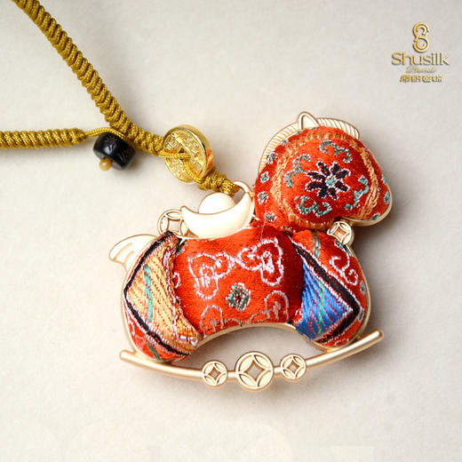 锦马前程#马上添喜#马上有钱#蜀锦瑞马#文创伴手礼 商品图3