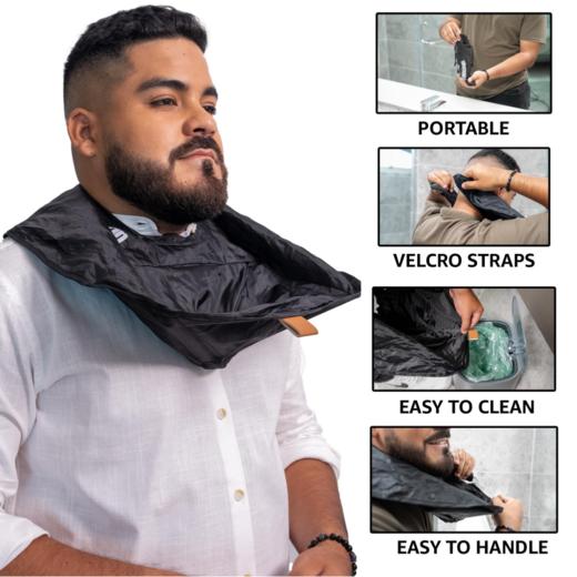 美国 GROOMATE 便携式剃须围布 碎发收集器 商品图1