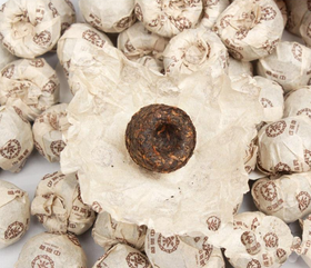 【特惠简易包装介意慎拍】粹品沁采云南迷你沱普洱茶150g（熟）