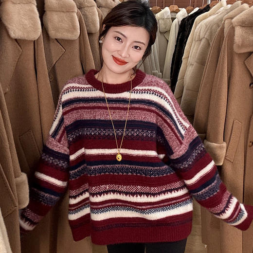 【特价不退换】【预售7天】良木礼丝羊绒上衣（D25102824F） 商品图0